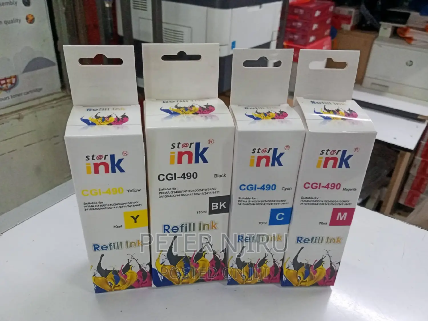 CANON GL 490 Inks 4 Colors
