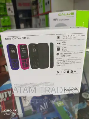 New Nokia 105 Black