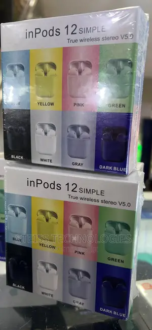 Black Inpods 12 Wireless Bt.