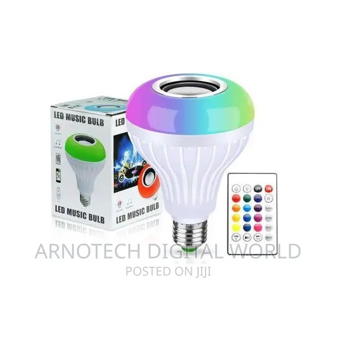 Bluetooth Music LED Bulb Multi Color Speaker