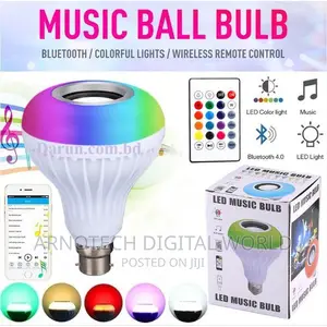 Bluetooth Music LED Bulb Multi Color Speaker