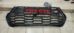 Hilux 2020+ Front Grille With Led Light, Toyota Gr Logo