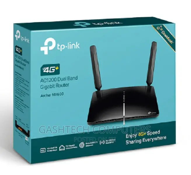Tp-Link 4G+ Cat6 AC1200 Wireless Router - TL-ARCHER MR600
