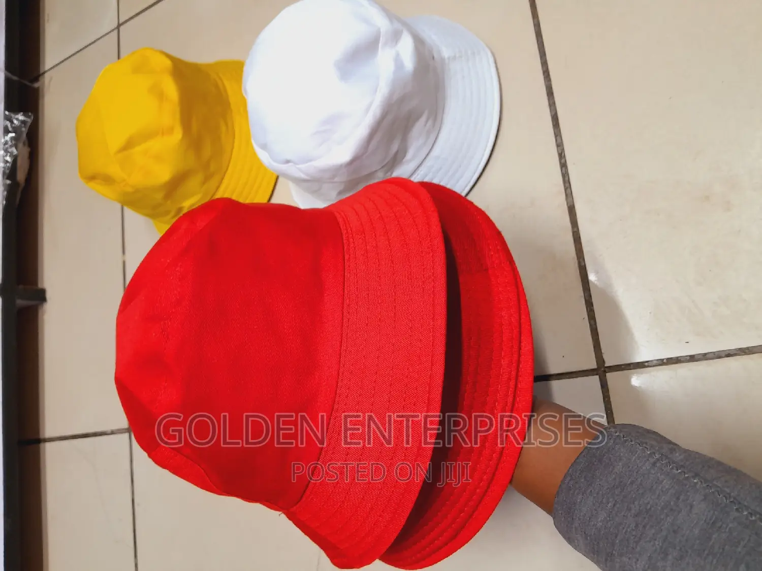Red Bucket Hat