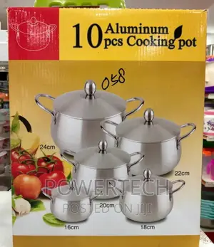 10pcs Aluminum Cooking Pot.