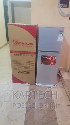 Ramtons 128 Litres Double Door Refrigerator
