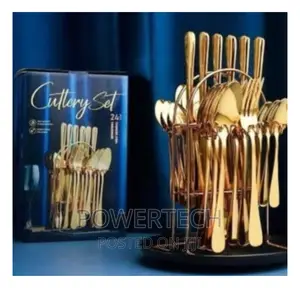 Cutlery Set 24pcs With Stand;;