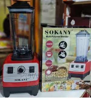 Sokany Heavy Duty Commercial Professional Blender
 