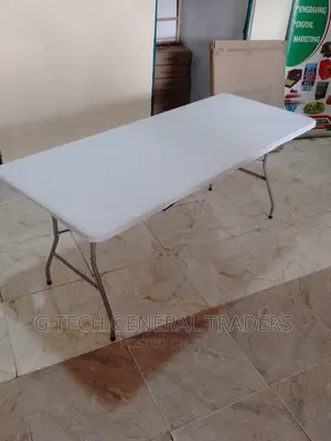 Foldable Camping/Picnic White Heavy Duty Table