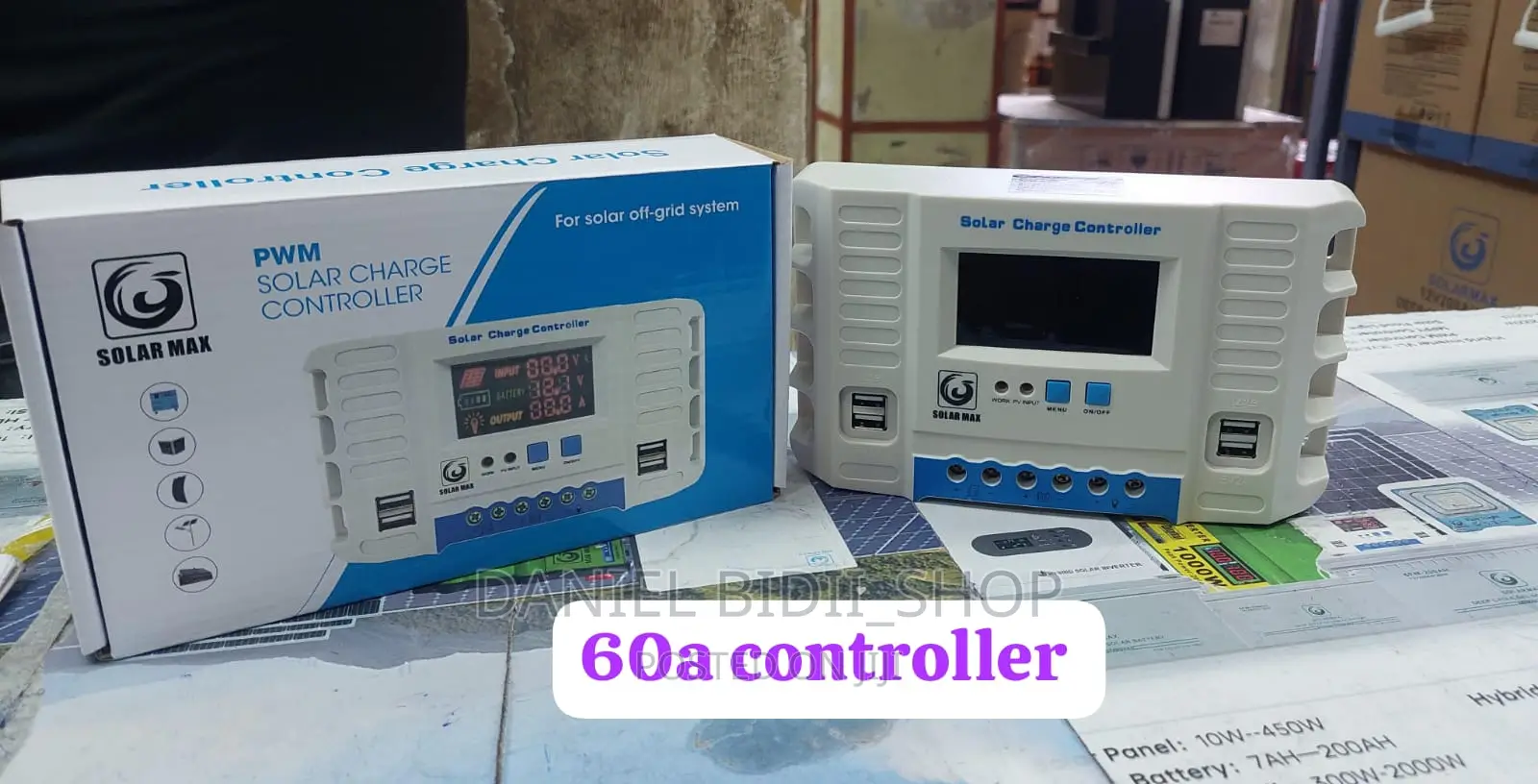 PWM Solar Charge Controller 60amps 100v