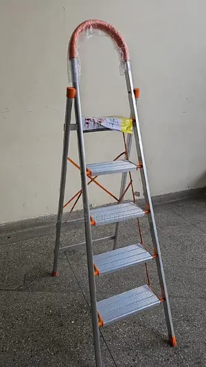Aluminium a Type 5 Steps Orange Ladder a Type