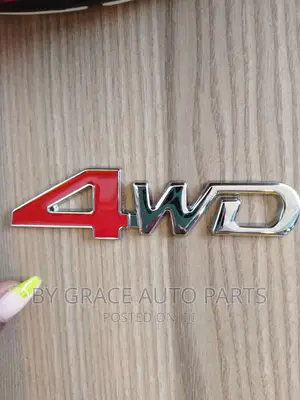4WD 4 Wheel Drive Sign.