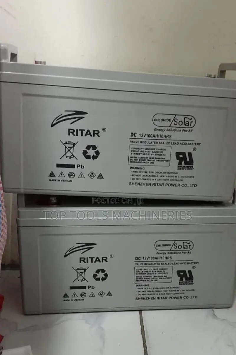 Ritar 100ah 12v Gel Deep Cycle Battery