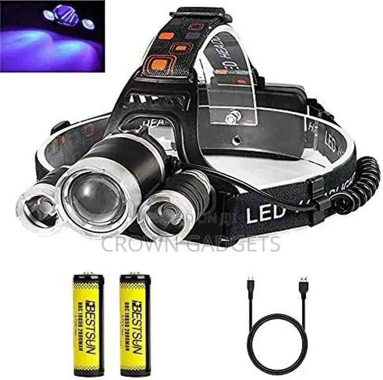 Generic Rechargeable Head Light Flashlight Torch Lamp