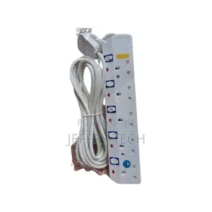 JSB New 5-Way Surge Protector Power Extension With 10M Long