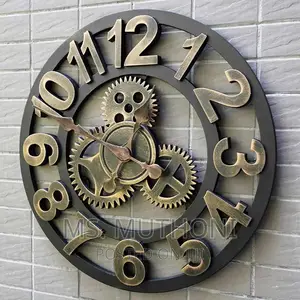 40 Cm Gear Wall Decorative Clock