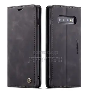 Leather Flip Case for Samsung S10 Plus