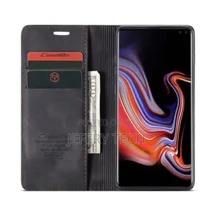 Leather Flip Case for Samsung S10 Plus