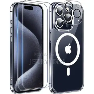 iPhone 15 Pro Case,Magsafe-1 Screen Protector+Camera Lens Pr