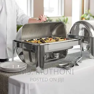 *Heavy Duty Roll Top Chaffing Dish With No Window