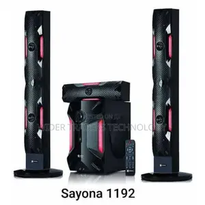 Sayona 1192 3.1CH Subwoofer System With Tallboys