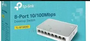 .8-Port 10/100m Desktop Switch, RJ45 Ports, Plasti