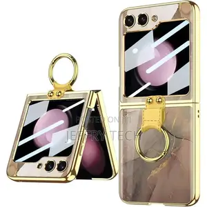 Case Samsung Galaxy Flip5 Case, Plating Painted Marble Patte