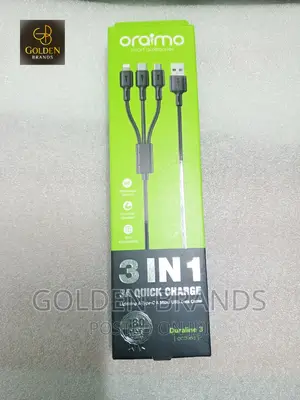 Oraimo Duraline 3A 1.2M Cable Lightning Type-C Micro USB