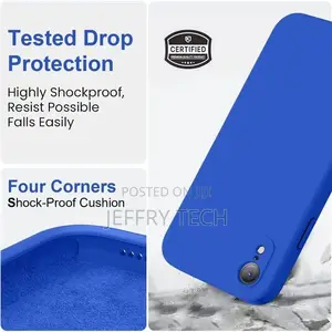 Silicone Upgraded Premium Back Cover Case for iPhone XR