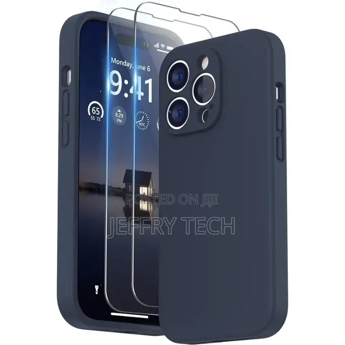 iPhone 14 Pro Max Case With 2 Replaceable Screen Protectors
