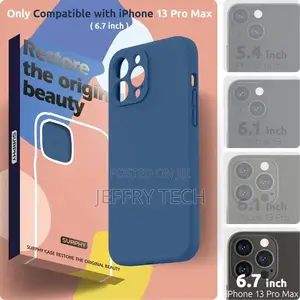 Silicone Back Cover Case Compatible With iPhone 13 Pro Max