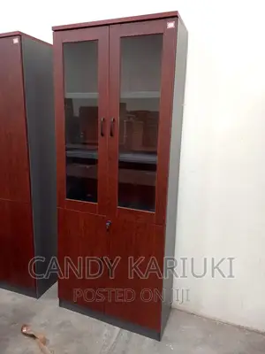 Modern Wooden 2 Door File Cabinet