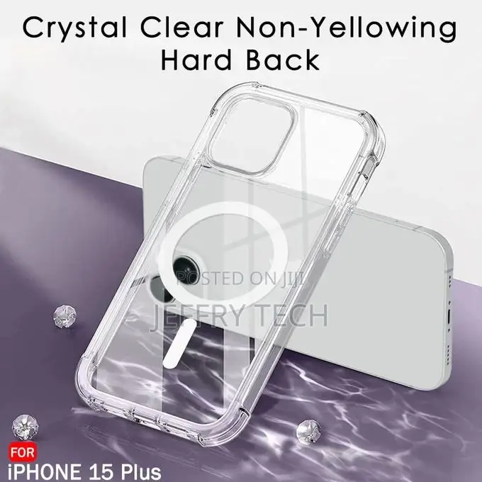 Back Cover Case for iPhone 15 Plus Compatible With Magsafe