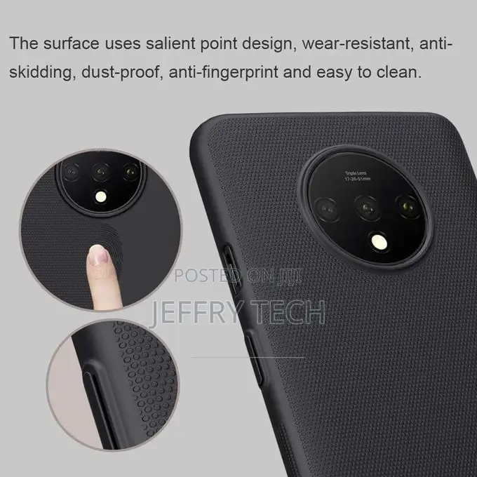 Frosted Shield Hard Slim Case Back Cover for Oneplus 7T
