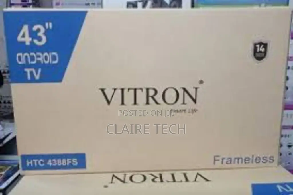 Vitron 43" Smart Tv Android Youtube Netflix Enabled