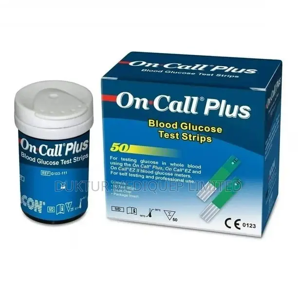 On Call Plus Glucometer Reactive Strips 50 Pieces