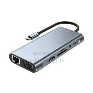 11 in 1 Type C Dock USB Hub 30 Splitter Multiport Adapter 