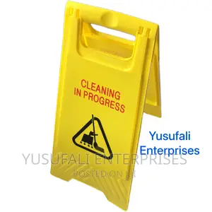 Cleaning in Progress Sign. Heavy Duty. Wholesale.