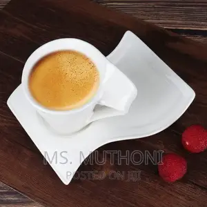 Ceramic Swag Cup Saucers Set Per Set (6+6)