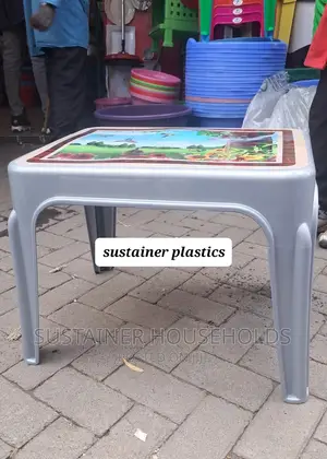 Gray Plastic Table