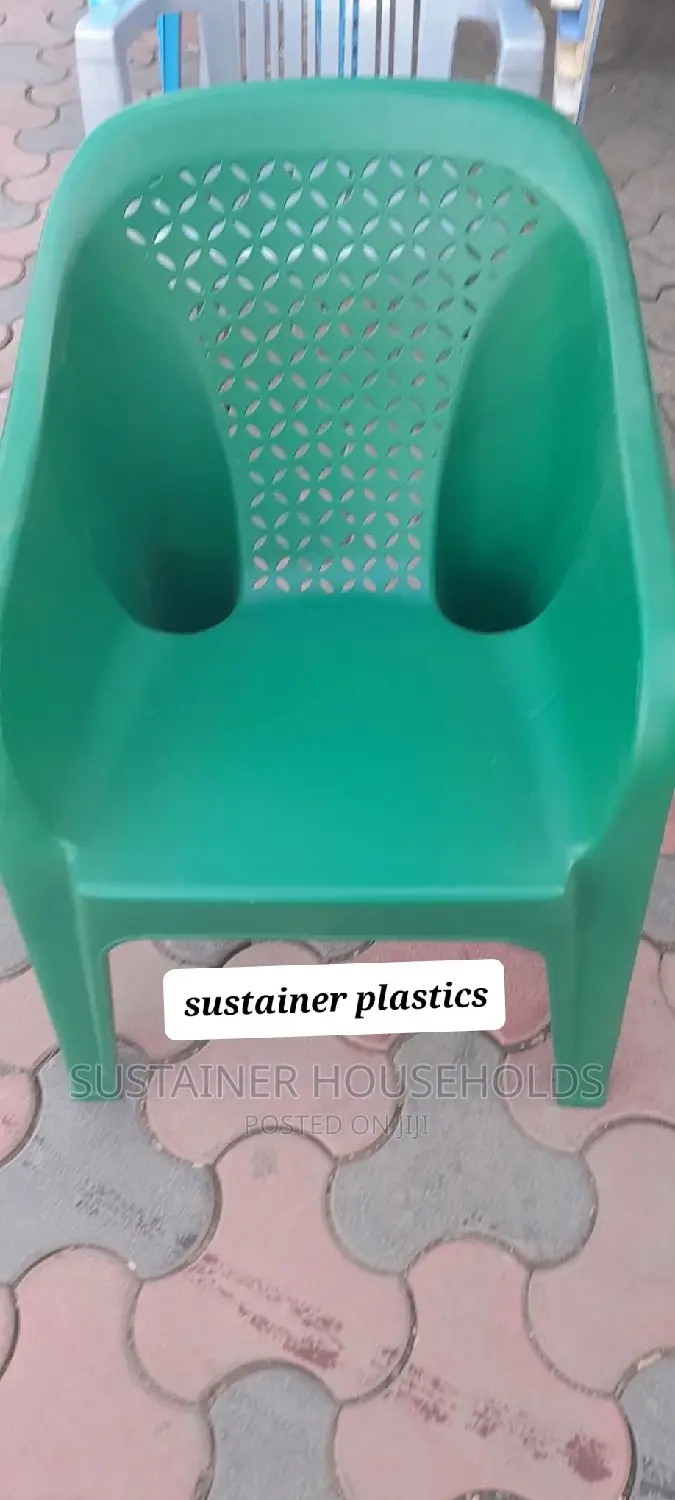 Dark Green Skyplast Plastic Chairs