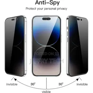 Privacy Screen Protector for iPhone 14 Pro Max, Sensor Prote