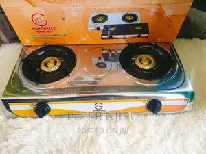 Eurochef 2 Burner Stainless Steel Table Top Gas Cooker