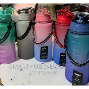 2000 Ml Multivional Water Bottle With Straw
