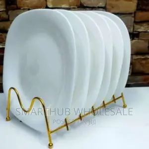 6 PCS Diva Plates White Available at Affordable Price