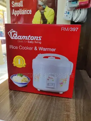 Rice Cooker+Steamer 1.8 Liters White.