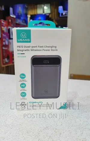 USAMS US-CD214 Magnetic Wireless Chargingpower Bank 10000mah