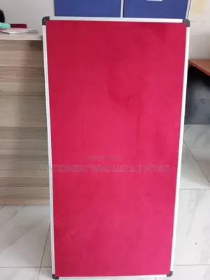 Notice Board 0.9m by 1.5m Red