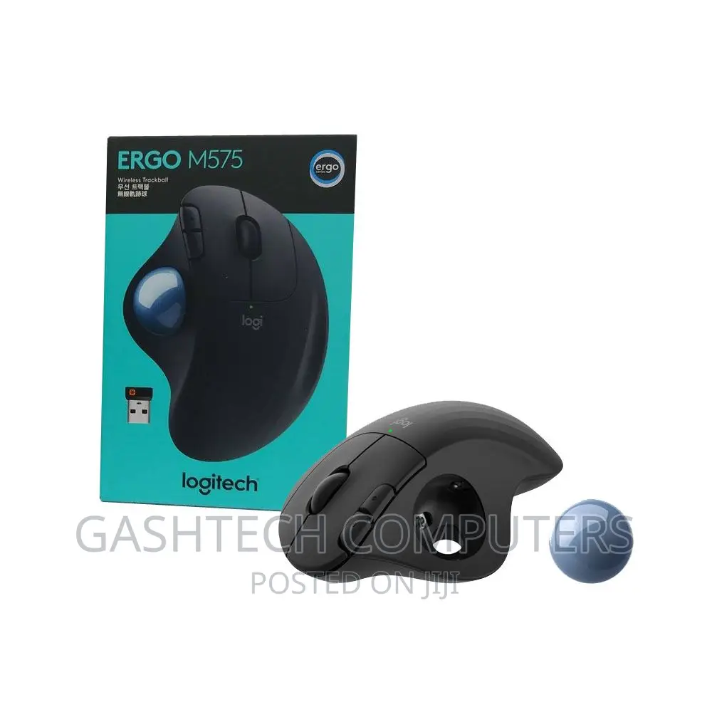 Logitech Ergo M575 Wireless Trackball Mouse With Bluetooth,
