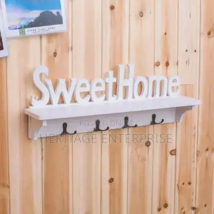 Sweet Home Deco Shelf With Keyholder.